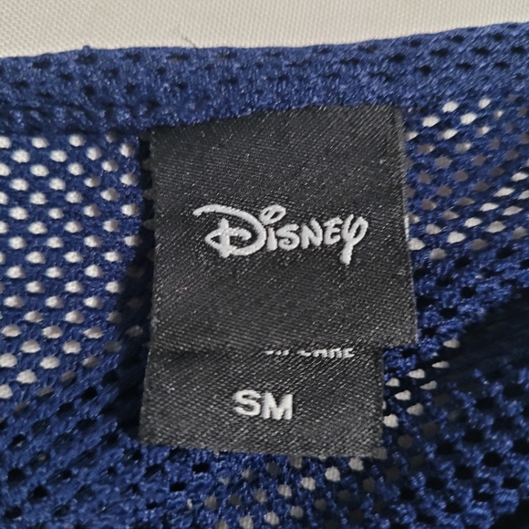 Disney Little Mermaid Flounder Navy Mesh Tee W/Cami Women's Size Small - Picture 7 of 11